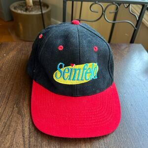 Vintage Seinfeld Hat Snapback KC 1990s Comedy Promo Cap One Size